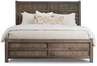 Salt Lake Gray Panel Bed