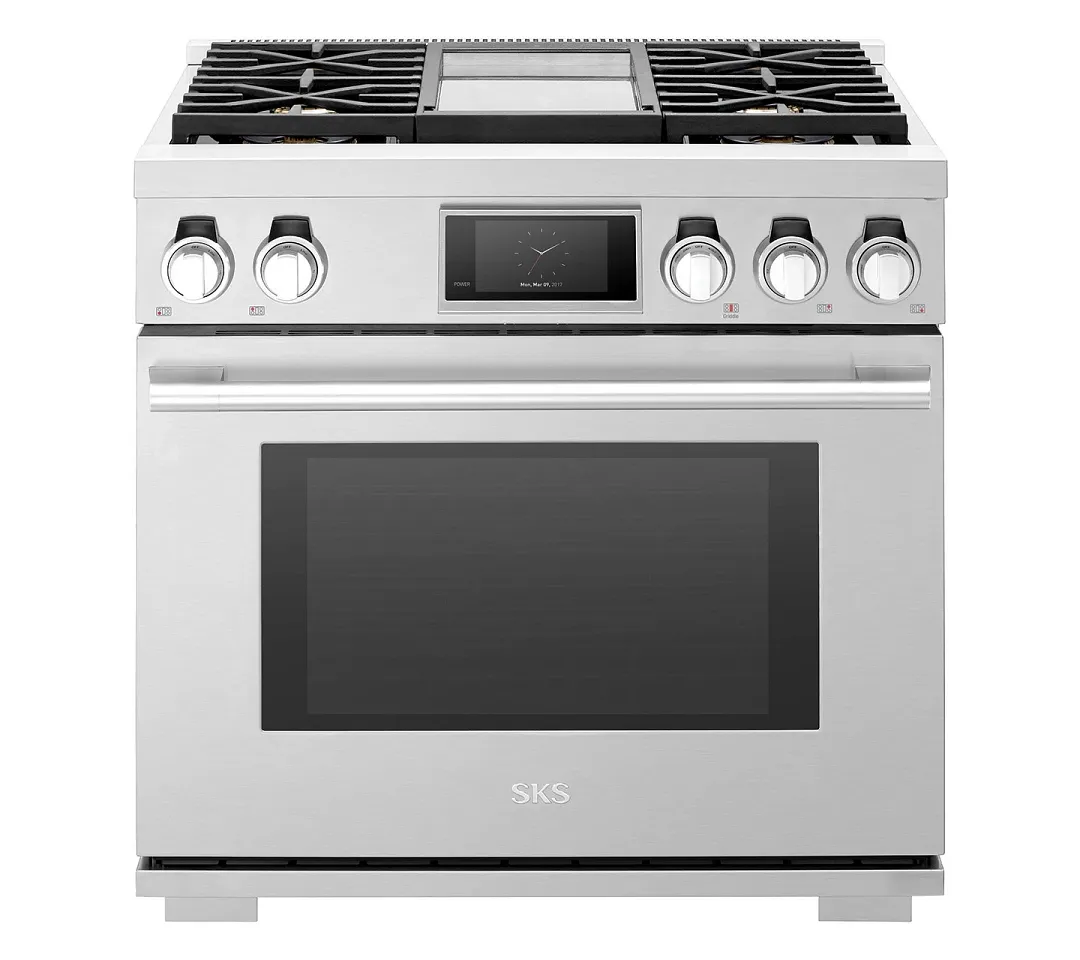 Sks 360 Series Stainless Steel 36" Gas Range