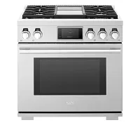 Sks 360 Series Stainless Steel 36" Gas Range
