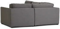 Willow Gray Fabric Small Two-arm Sectional