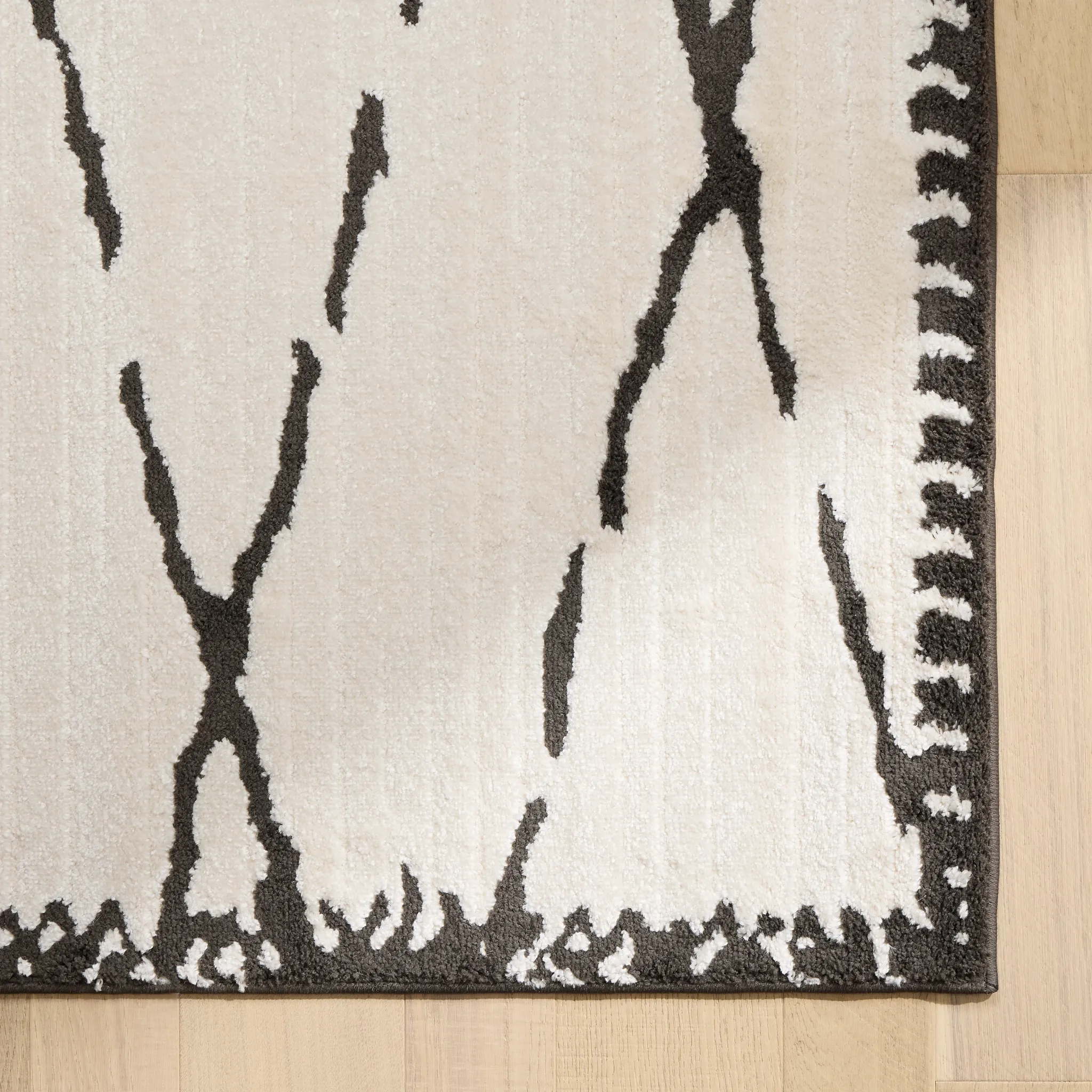 Setter White 5x8 Area Rug