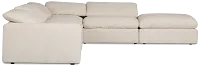 Drift Light Beige Fabric Medium Right Bumper Power Sectional