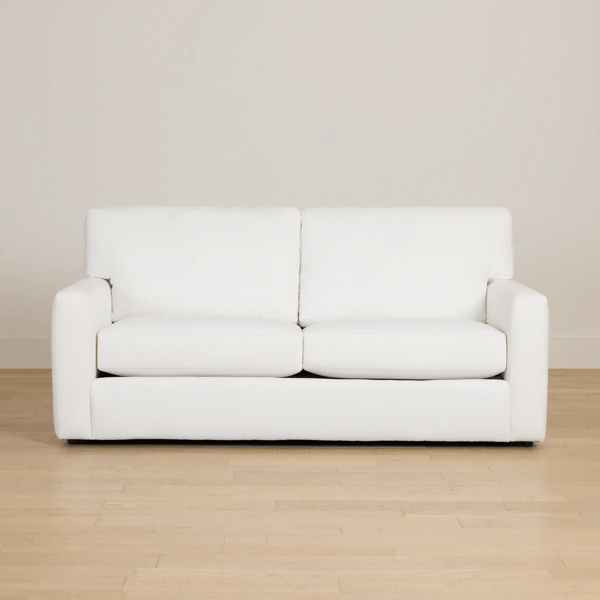 Rhodes White Fabric Sofa Rhodes White Fabric Sofa