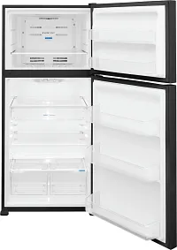 Frigidaire 2045 Series Black Top Freezer Refrigerator