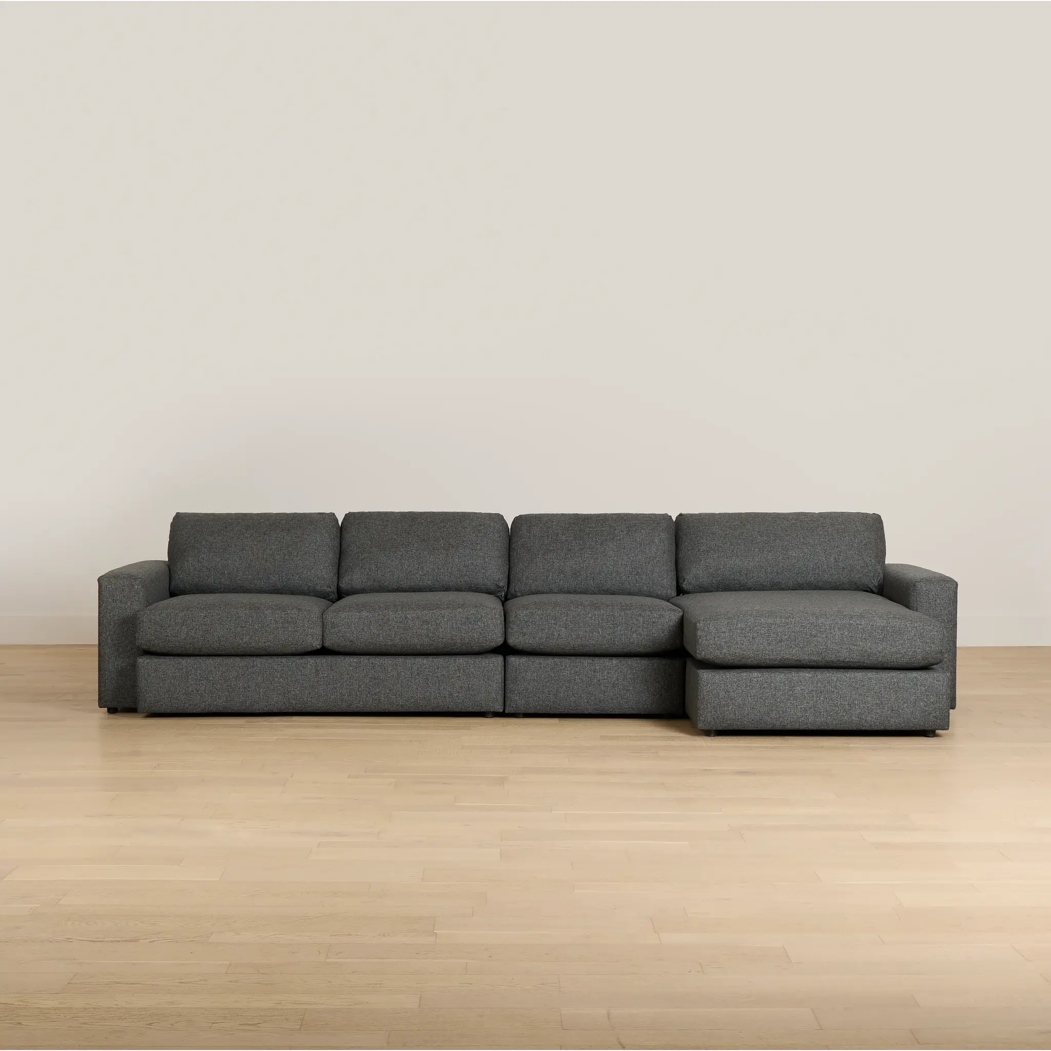 Brantley Dark Gray Fabric Small Right Chaise Sectional Brantley Dark Gray Fabric Small Right Chaise Sectional