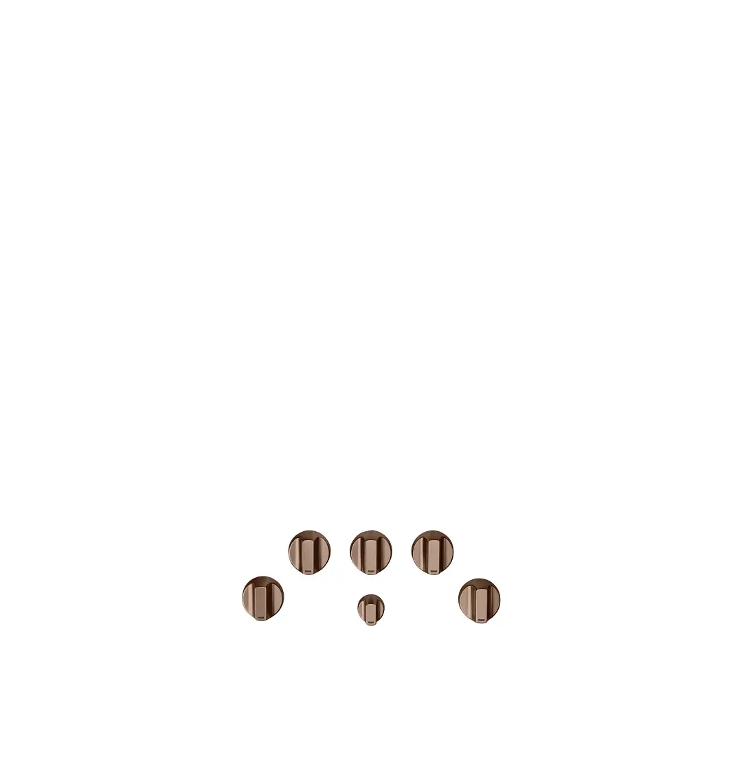 Cafe 1 Series Copper 5 Piece Gas Knobs Cafe 1 Series Copper 5 Piece Gas Knobs