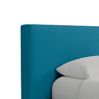 Grayton Sutton Blue 44" Upholstered Platform Bed