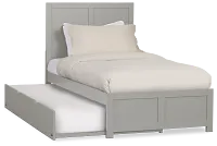 Charleston Gray Panel Trundle Bed
