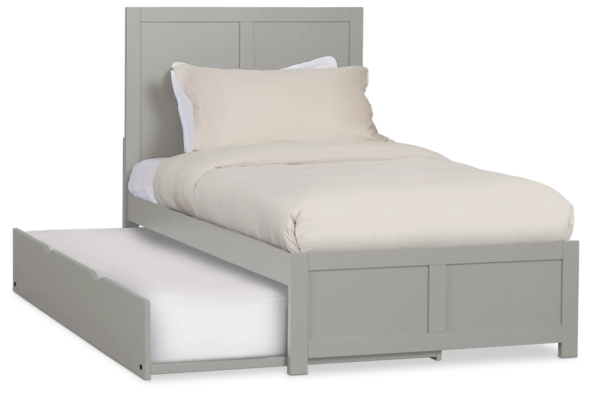 Charleston Gray Panel Trundle Bed