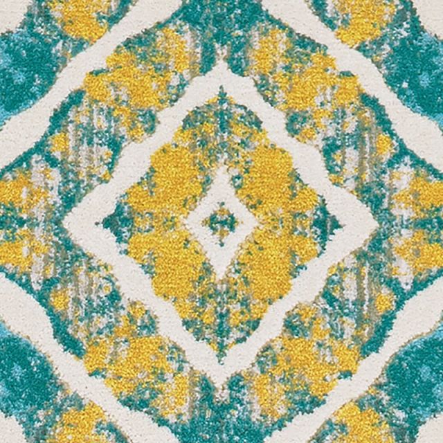 Keaton Teal 5x8 Area Rug