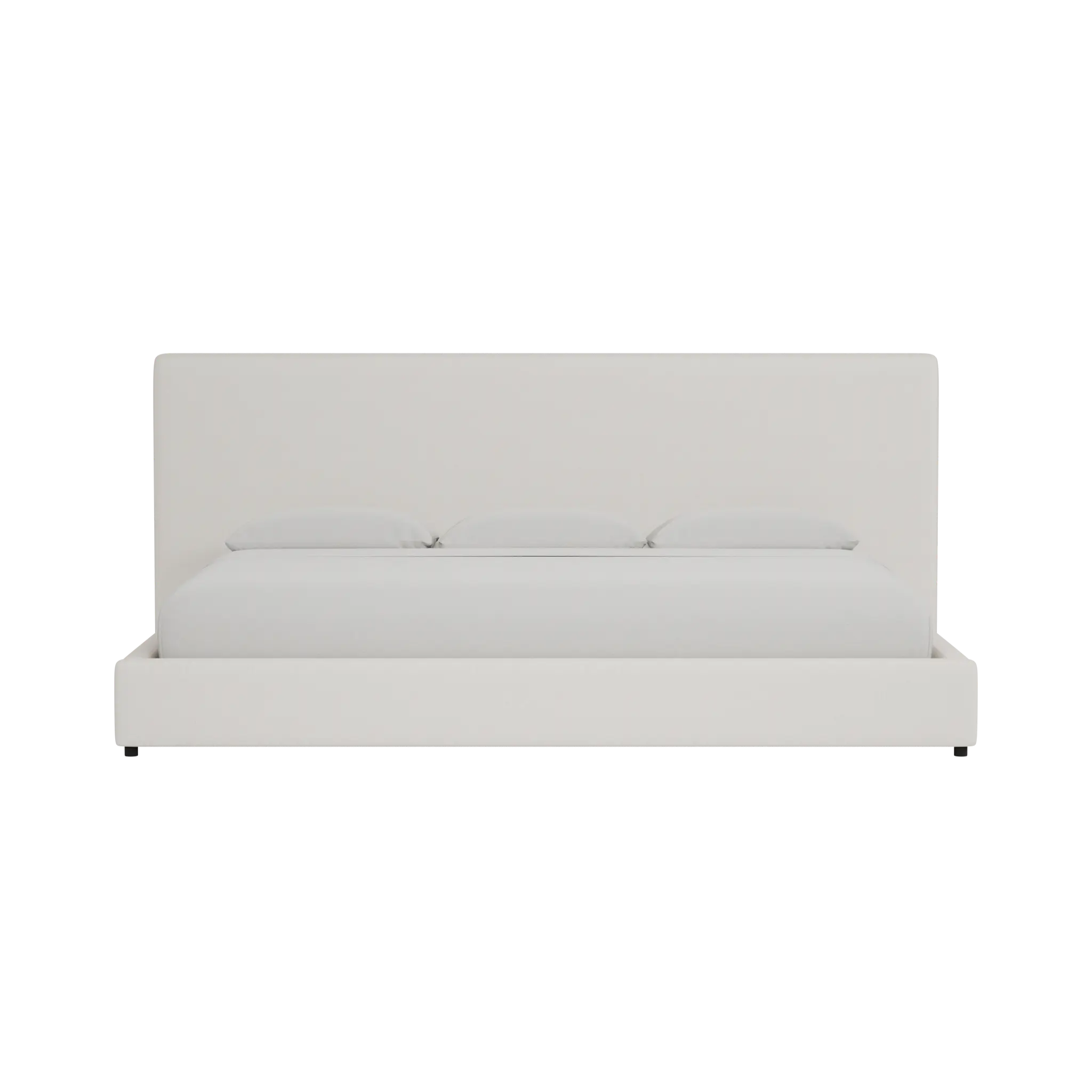 Grayton Gellar Beige 54" Upholstered Platform Bed Grayton Gellar Beige 54" Upholstered Platform Bed