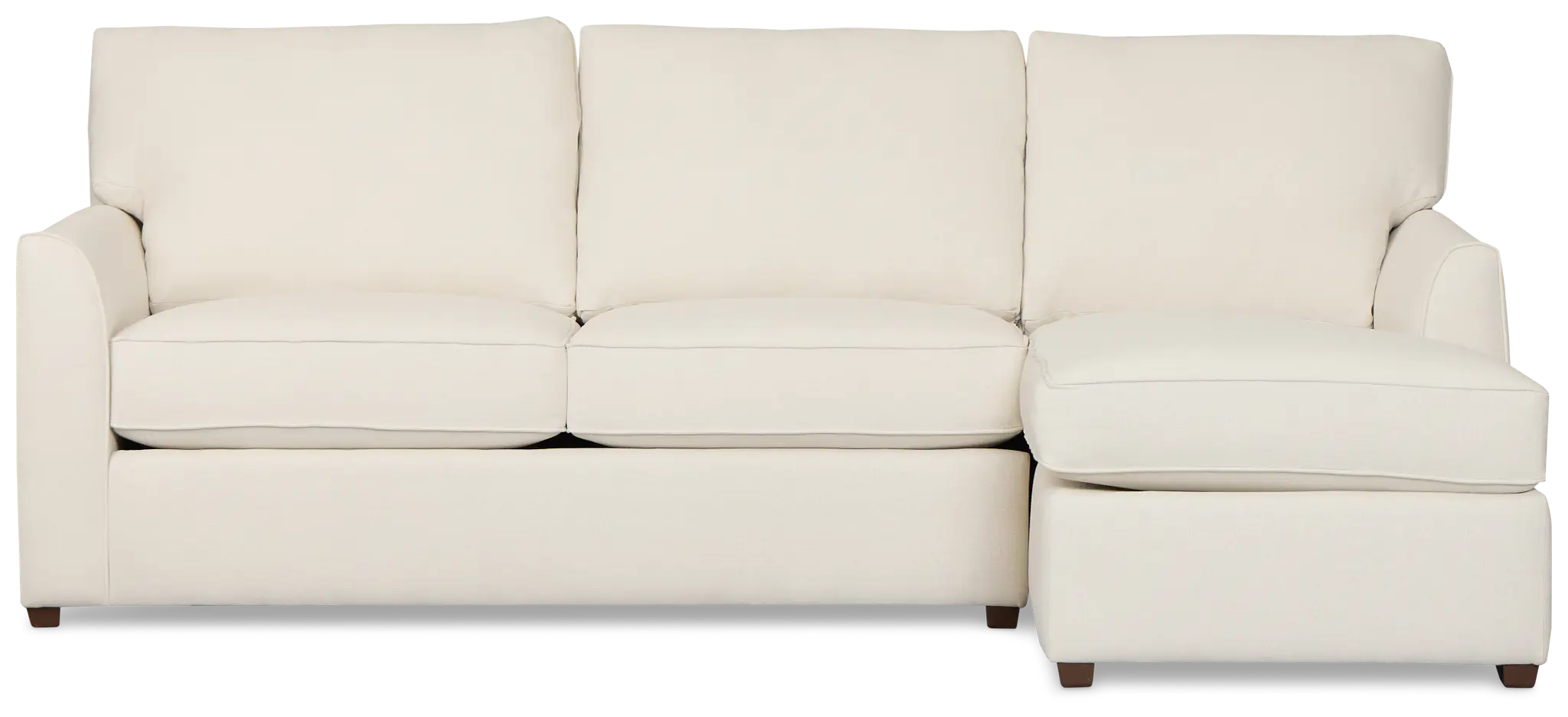 Tate Light Beige Fabric Right Chaise Sectional Tate Light Beige Fabric Right Chaise Sectional