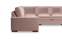 Edgewater Joya Light Pink Medium Right Chaise Sectional