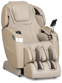 Qi Se Duo Light Beige Micro Massage Chair