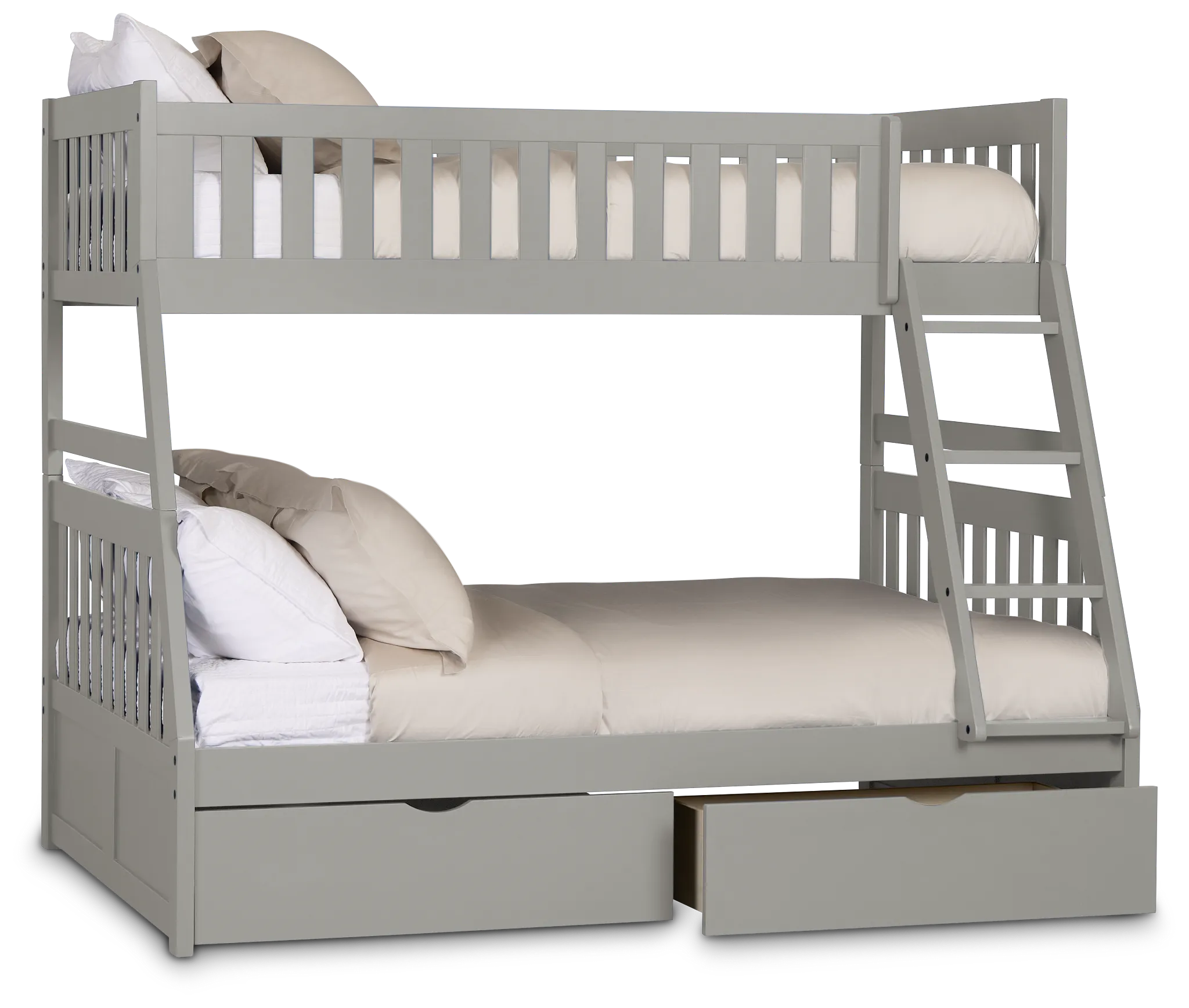 Charleston Gray Storage Bunk Bed