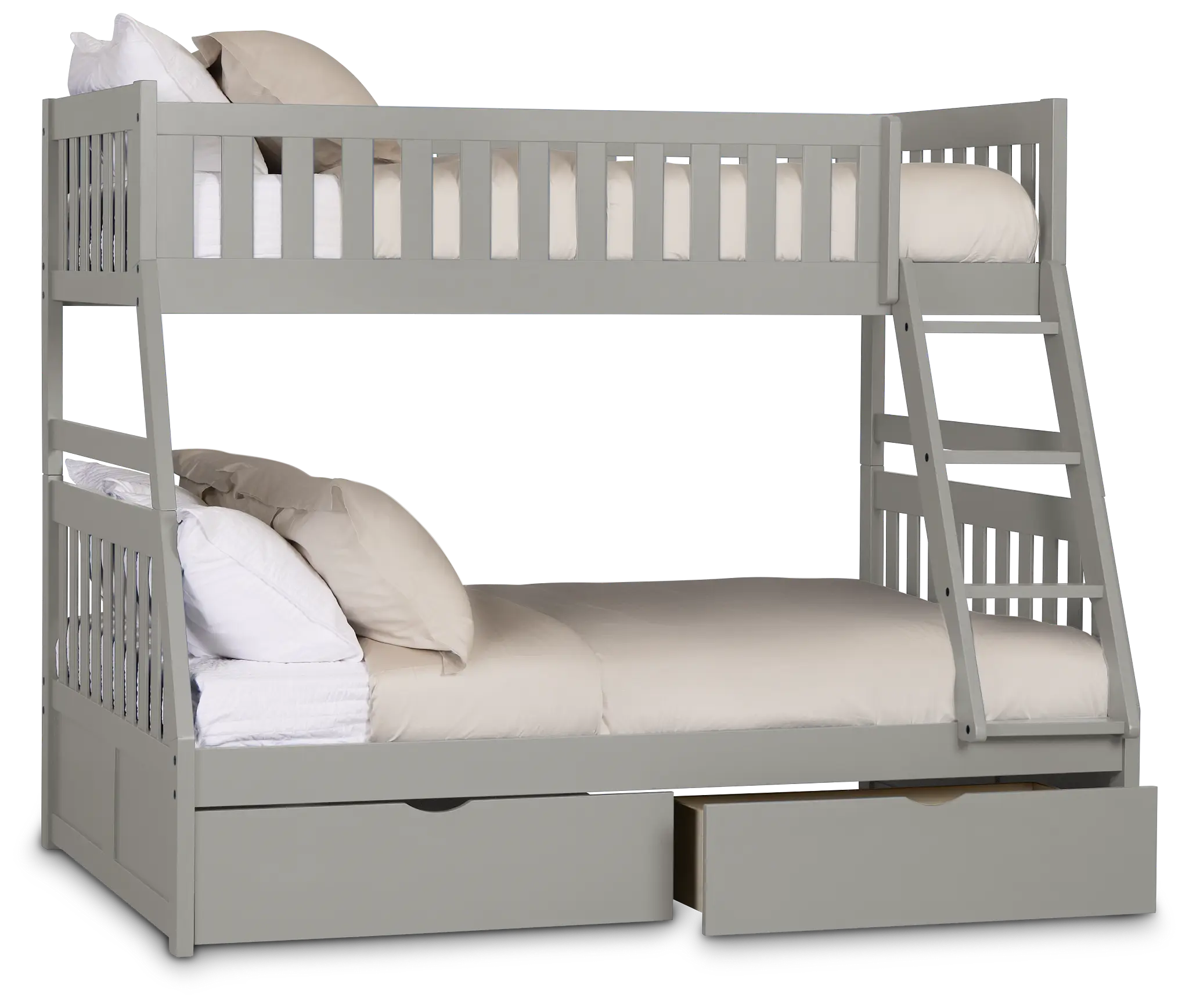 Charleston Gray Storage Bunk Bed Charleston Gray Storage Bunk Bed