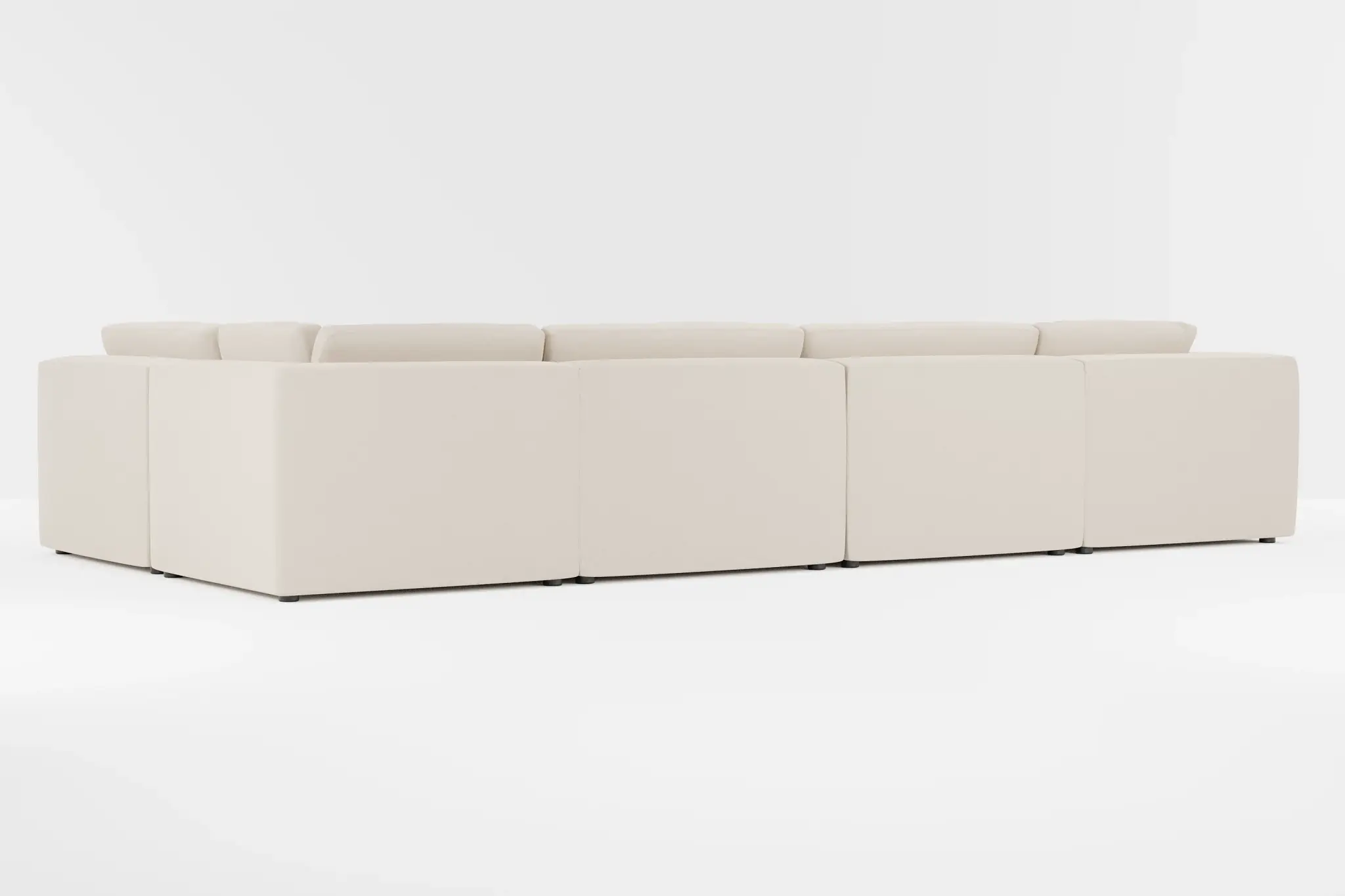 Destin Suave Beige Fabric 8-piece Pit Sectional Destin Suave Beige Fabric 8-piece Pit Sectional