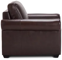 Lincoln Medium Brown Lthr/vinyl Chair