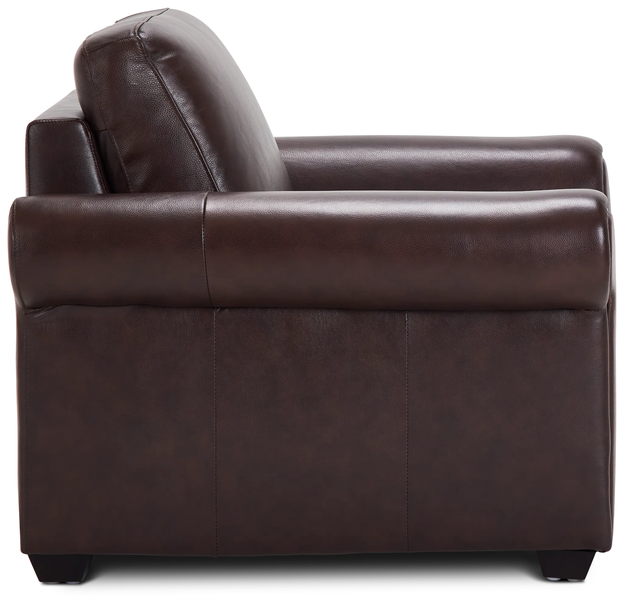 Lincoln Medium Brown Lthr/vinyl Chair