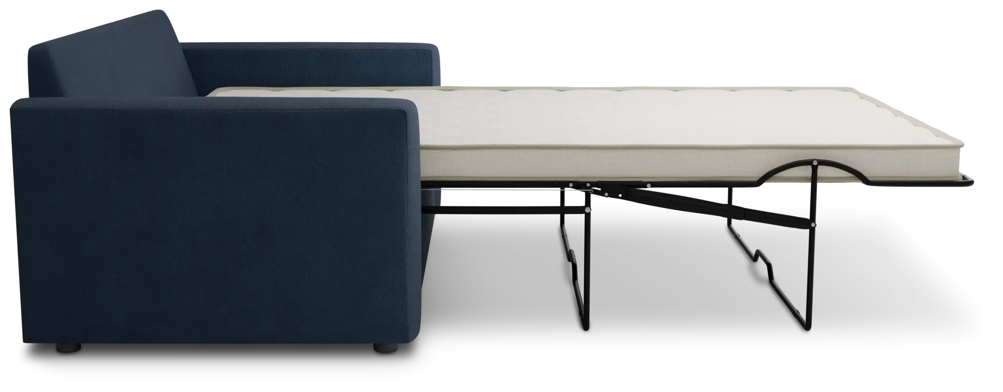 Siesta Revenue Dark Blue Fabric Innerspring Sleeper Siesta Revenue Dark Blue Fabric Innerspring Sleeper