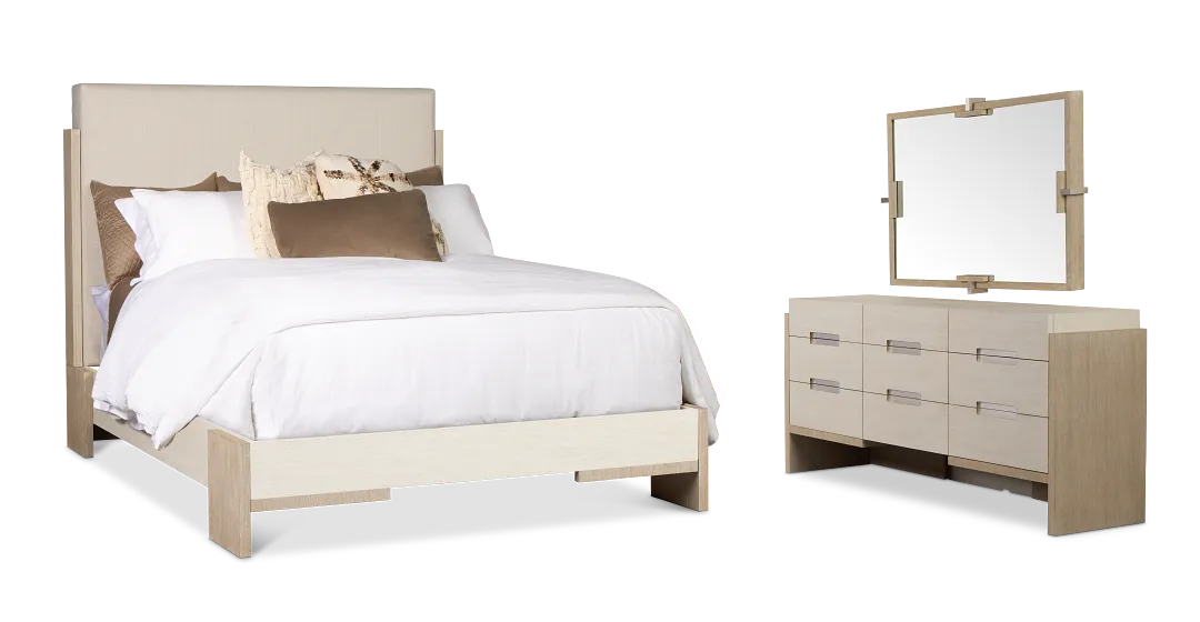 Miramar Light Tone Uph Panel Bedroom