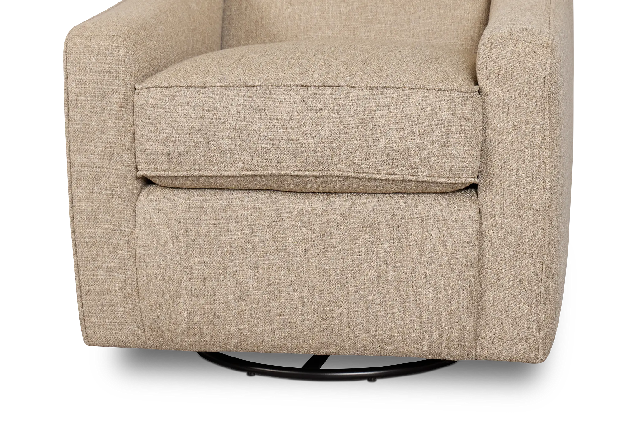 Sinclair Brown Fabric Swivel Chair Sinclair Brown Fabric Swivel Chair