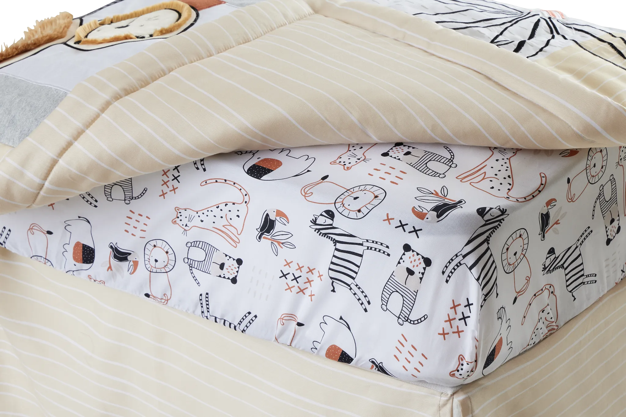 Patch 4 Piece Crib Bedding Set