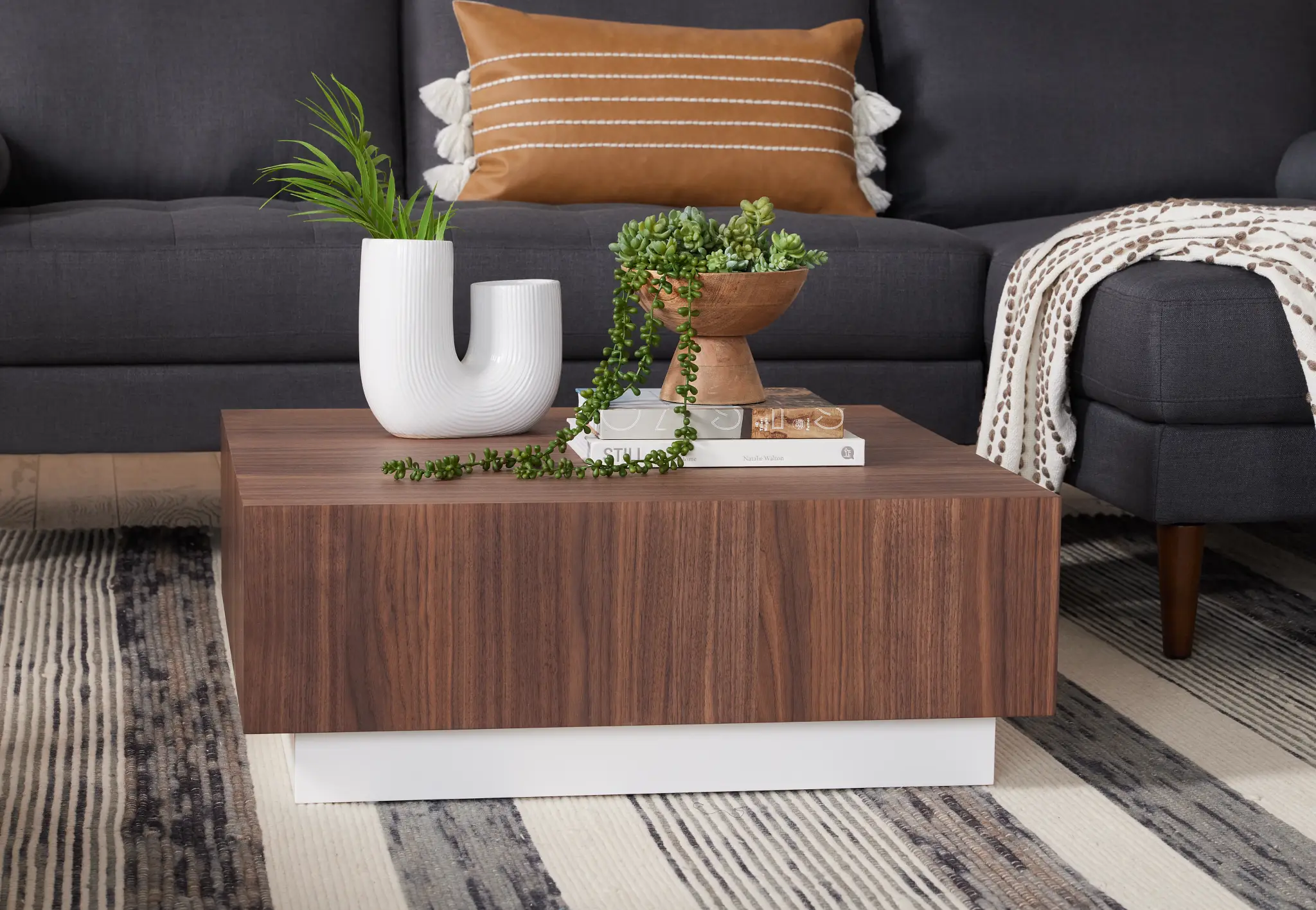 Haven Mid Tone Square Coffee Table Haven Mid Tone Square Coffee Table
