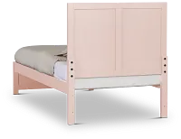 Charleston Pink Panel Bed