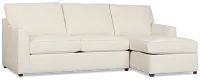 Tate Light Beige Fabric Right Chaise Sectional