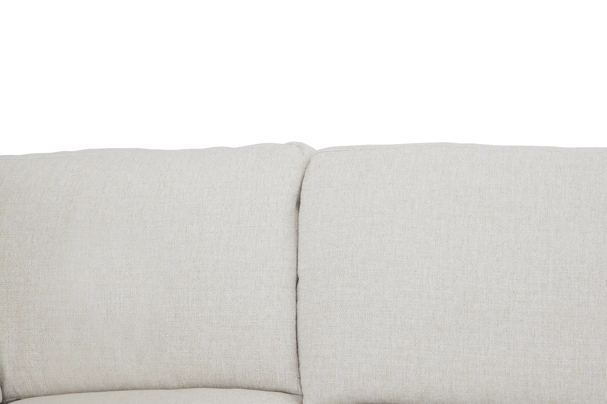 Veronica White Down Small Left Chaise Sectional Veronica White Down Small Left Chaise Sectional