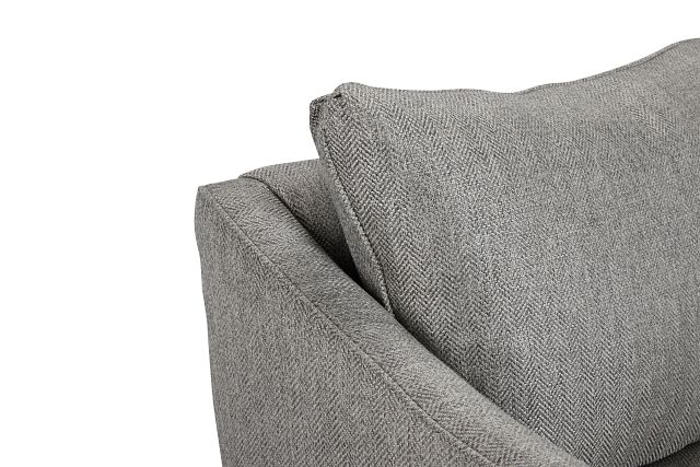 Avery Dark Gray Fabric Swivel Rocking Glider