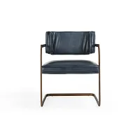 Mando Blue Upholstered Arm Chair