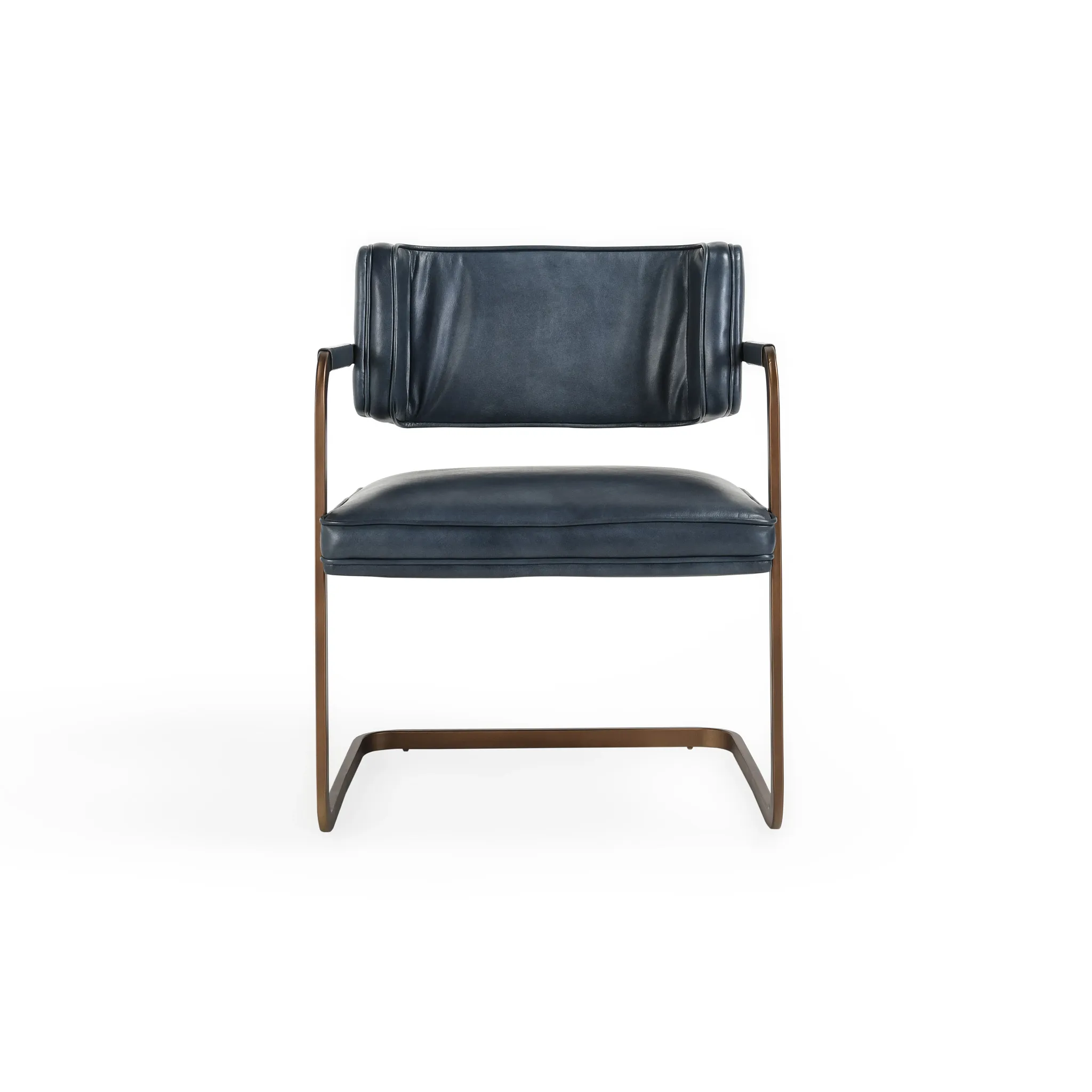 Mando Blue Upholstered Arm Chair