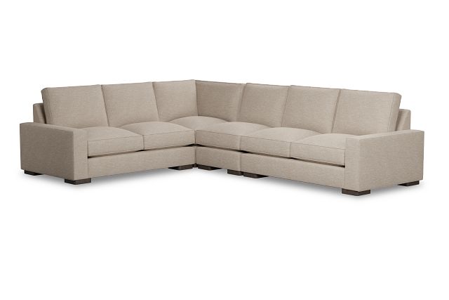 Edgewater Victory Taupe Medium Two-arm Sectional