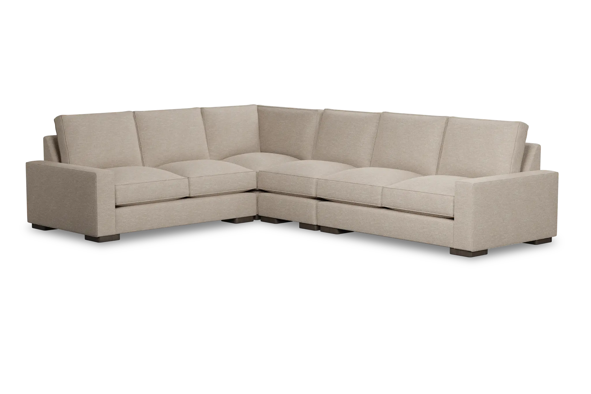 Edgewater Victory Taupe Medium Two-arm Sectional Edgewater Victory Taupe Medium Two-arm Sectional