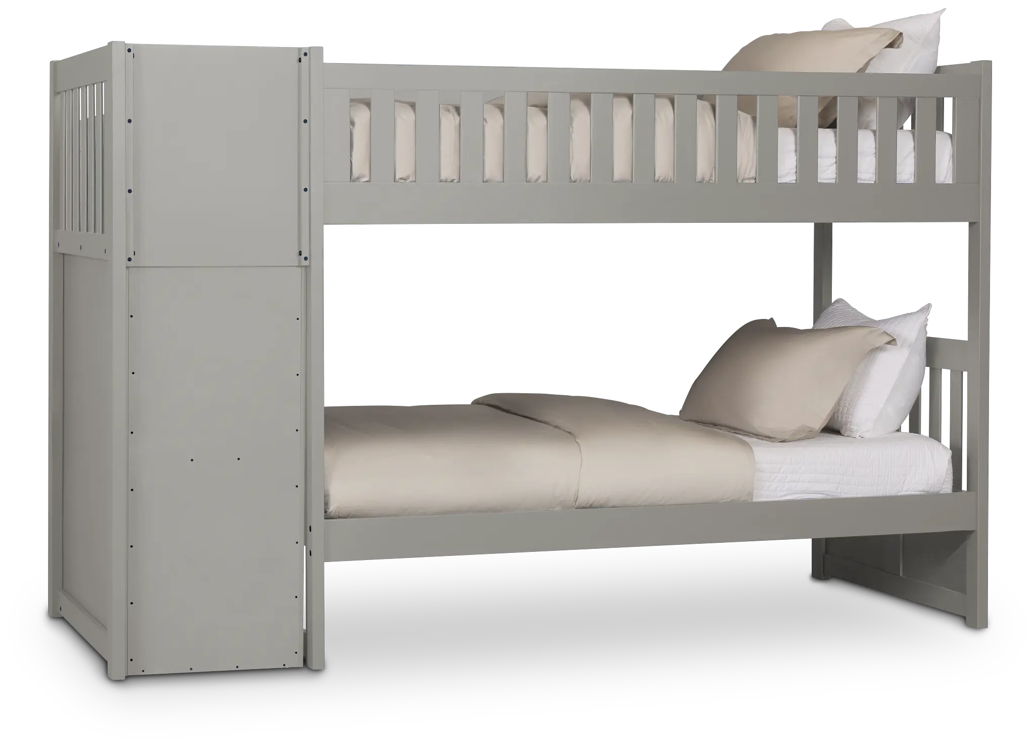 Charleston Gray Step Bunk Bed Charleston Gray Step Bunk Bed