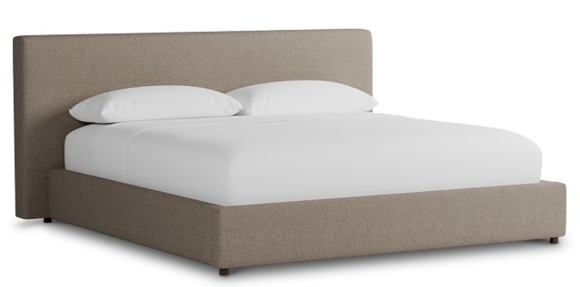 Grayton Elite Brown 44" Upholstered Platform Bed