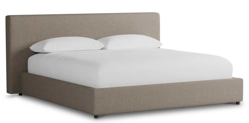 Grayton Elite Brown 44" Upholstered Platform Bed Grayton Elite Brown 44" Upholstered Platform Bed