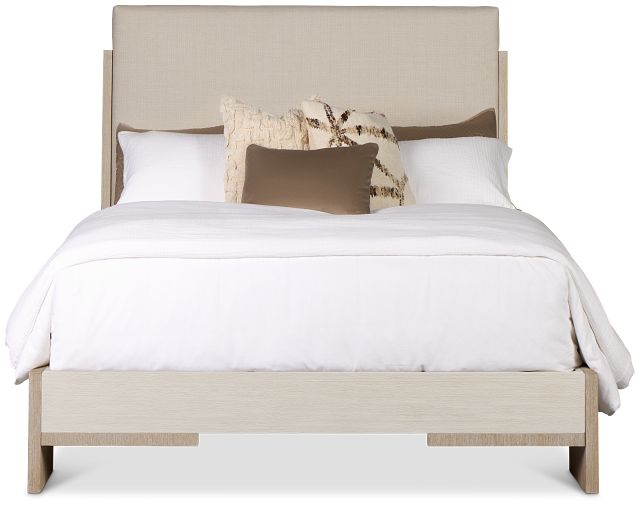 Miramar Light Tone Uph Panel Bed