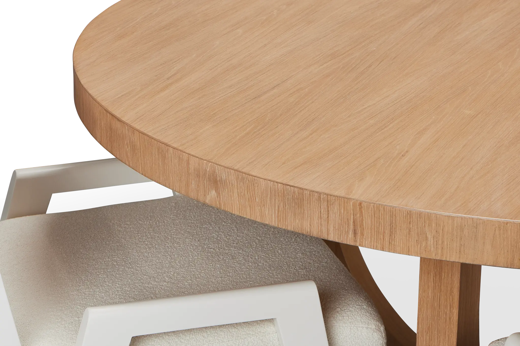 Malibu Light Tone Round Table & 4 Chairs Malibu Light Tone Round Table & 4 Chairs