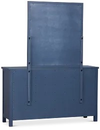 Charleston Dark Blue Dresser & Mirror