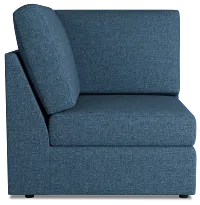 Citymod Blue Fabric Wedge