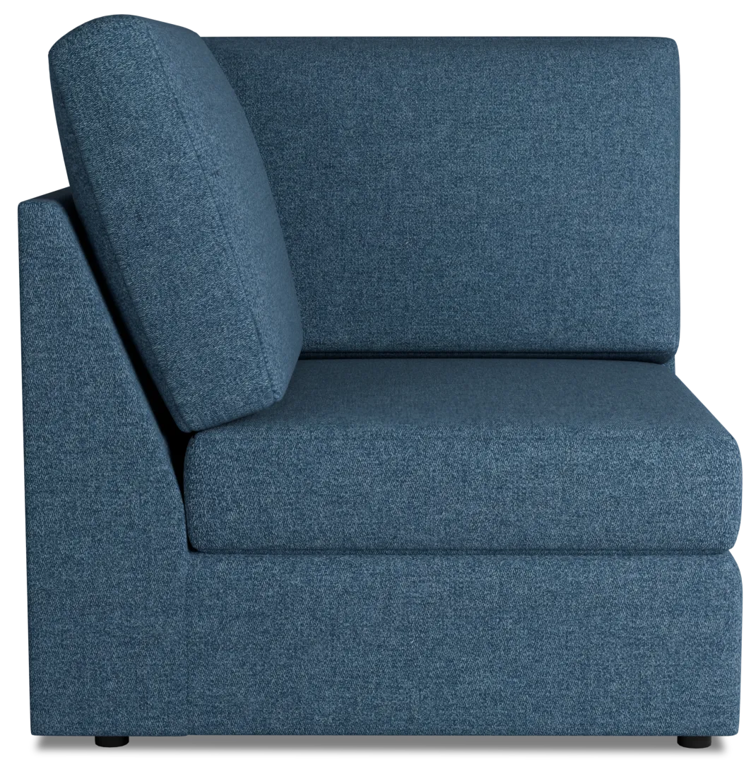 Citymod Blue Fabric Wedge