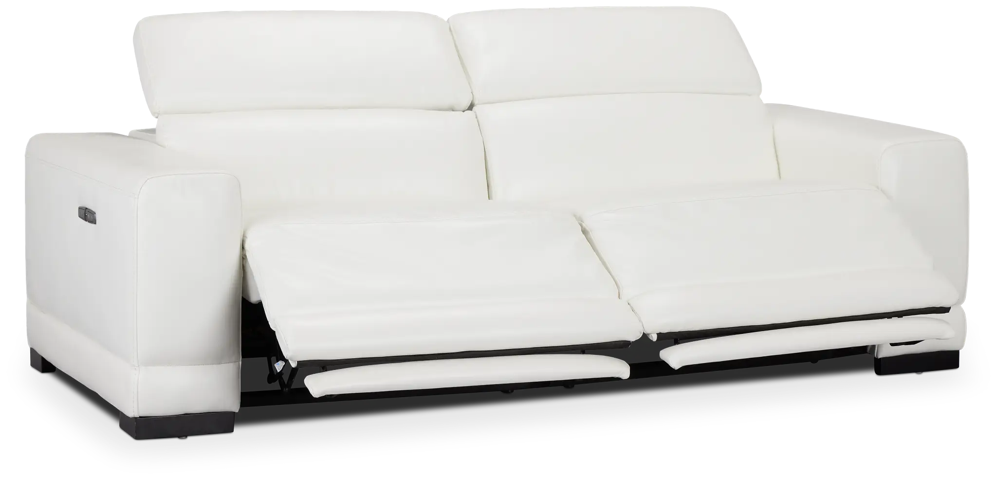 Lombardy White Micro Power Reclining Sofa Lombardy White Micro Power Reclining Sofa
