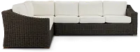 Canyon Gray White Medium Right Sectional