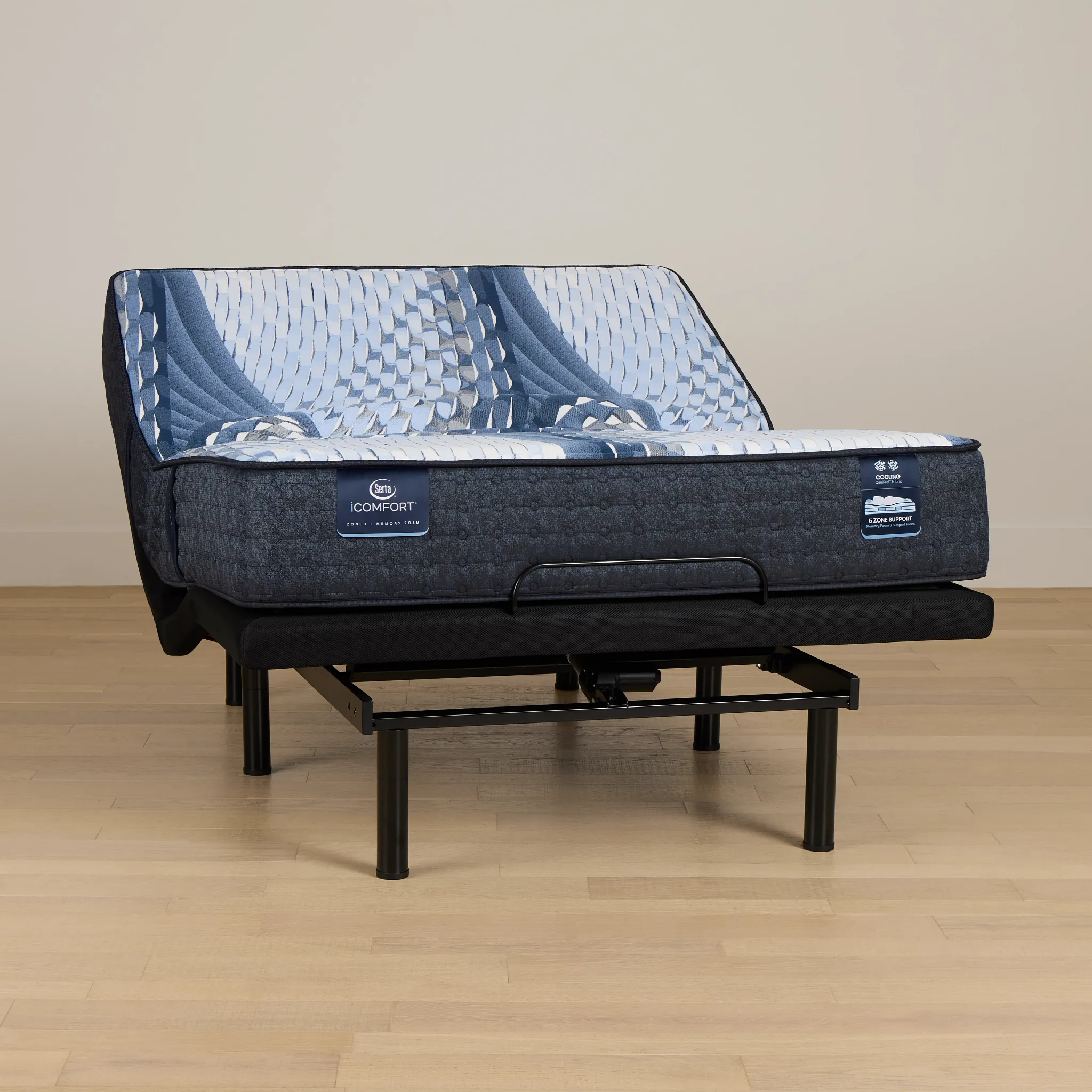 Serta Icomfort Elana Firm Plus Adjustable Mattress Set