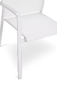 Lisbon White Sling Chair