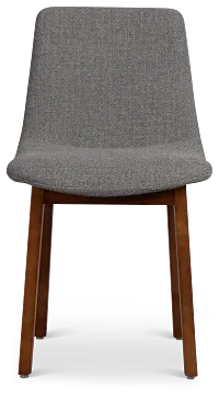 Hamilton Dark Gray Fabric Upholstered Side Chair