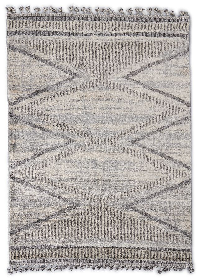 Jules Light Gray 5x8 Area Rug